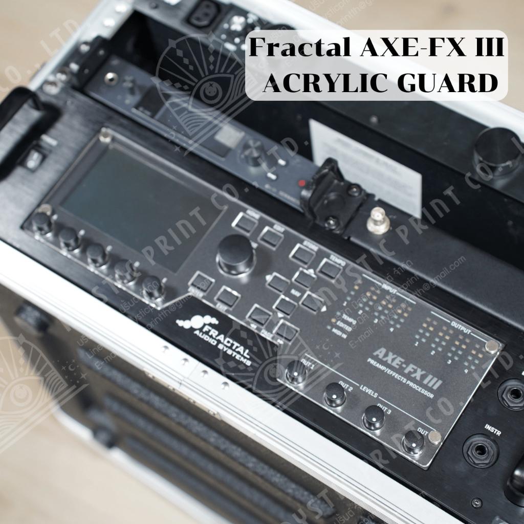 Fractal Audio AXE FX-III Acrylic guard แผ่นอะคริลิคกันรอย