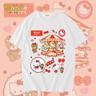 [ ส่งฟรี 🔥 ] WS0446 เสื้อยืดโอเวอร์ไซส์ เสื้อยืดเกาหลี ผ้าคอ…