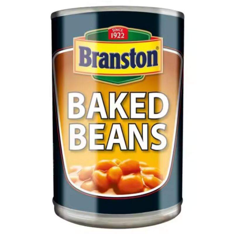 Branston Baked Beans In Tomato Sauce 6 X 410G  - ถั่วอบในซอสมะเขือเทศ ตรา เเบรนสตัน 410g x 6