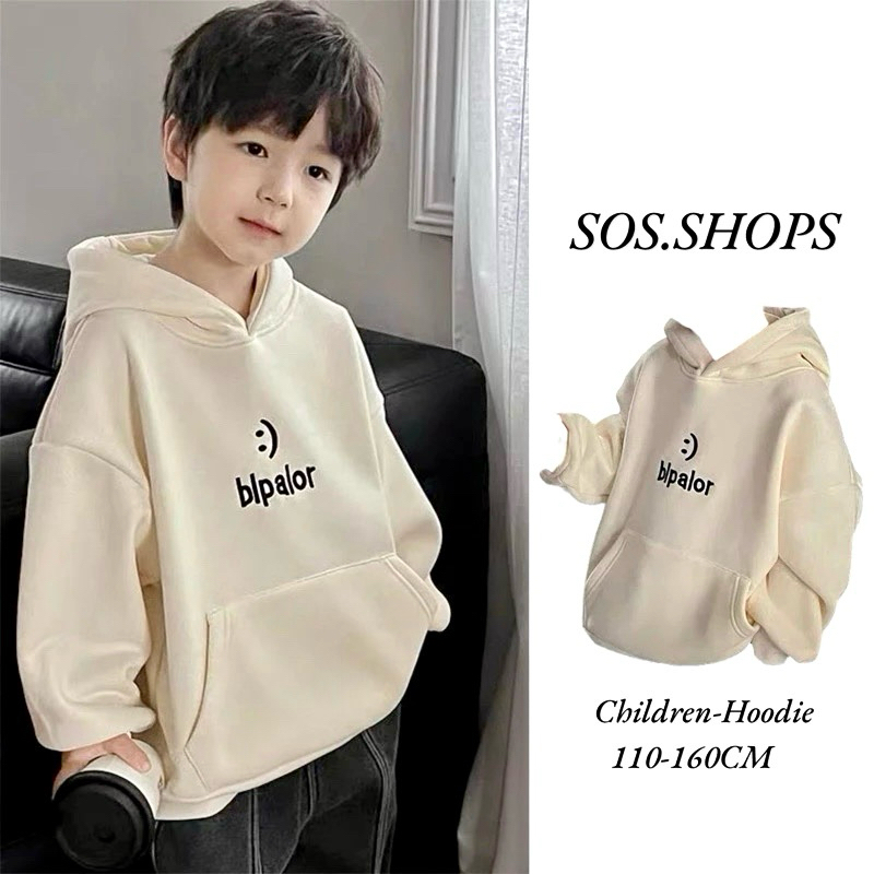 เสื้อแขนยาวกันหนาวเด็ก new ผู้ชายผู้หญิง(2-12ปี) มีฮู้ด สไตล์มินิมอล หล่อสุดๆG36