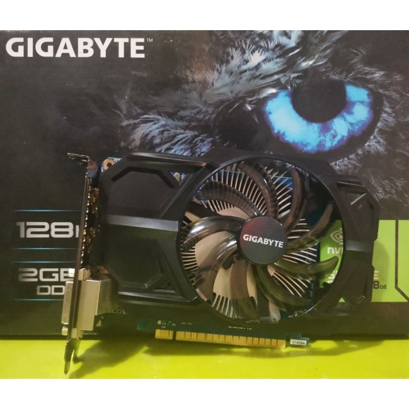 การ์ดจอ Gigabyte รุ่น NVIDIA GTX 750 Ti 2GB DDR5 ต่อไฟเลี้ยง 6 pin (no box) มือสอง ไม่มีกล่อง