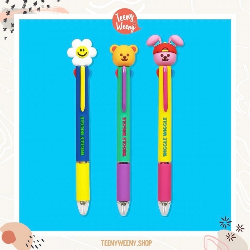 ปากกาลูกลื่น 4สี Wiggle Wiggle 4 Colors Ball Pen