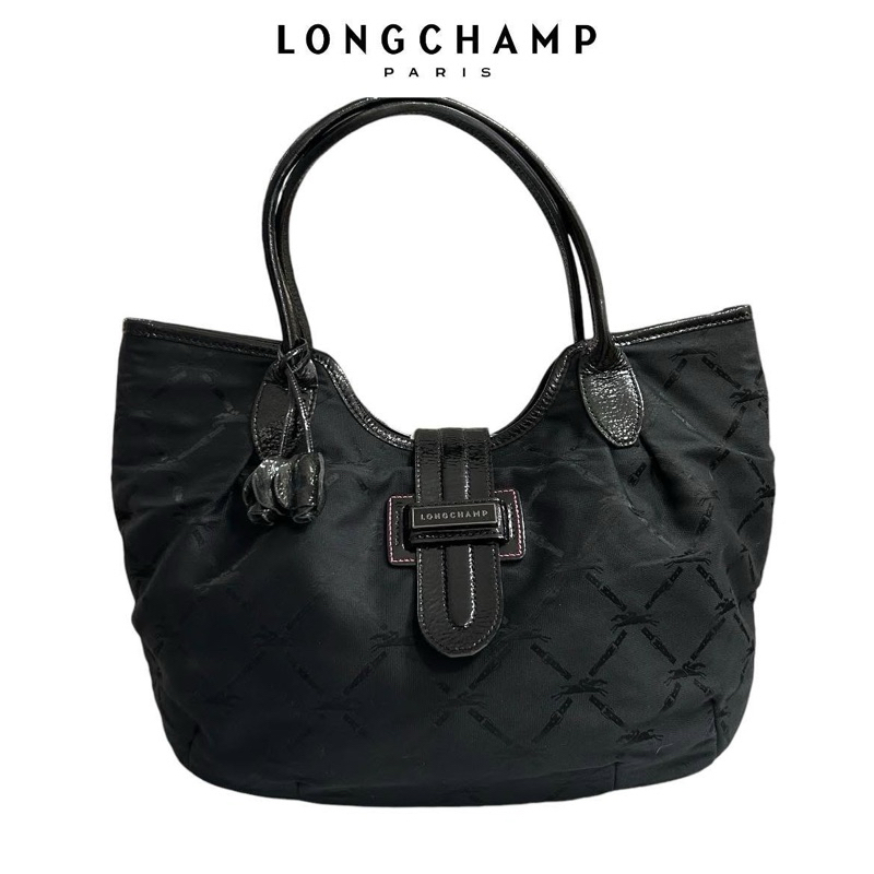 กระเป๋า Longchamp Paris Sac femme black luxury french woman bag แท้