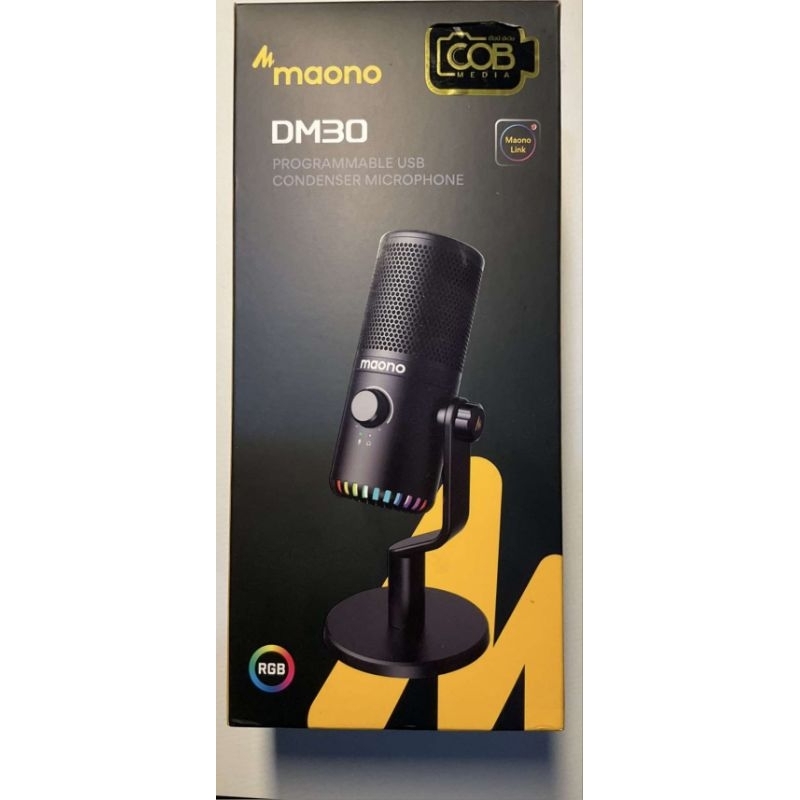 Maono DM30 | ไมโครโฟนคอนเดนเซอร์ USB ไมโครโฟนเกมมิ่ง RGB *สินค้ามือสอง สภาพ 95%*