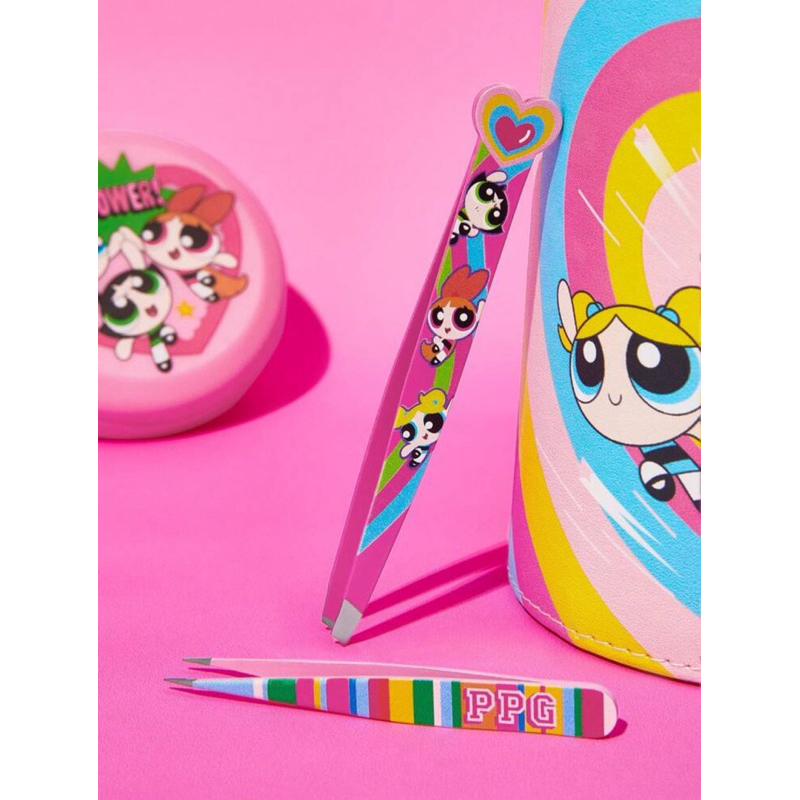 พร้อมส่ง THE POWERPUFF GIRLSแท้ % set/2 ชิ้น แหนบถอนขน ลิขสิทธิ์แท้จาก SHEIN X
