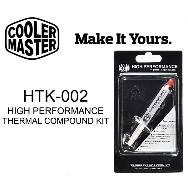 ซิลีโคน Cooler Master (HTK-002-U1) High Performance Thermal Paste - White