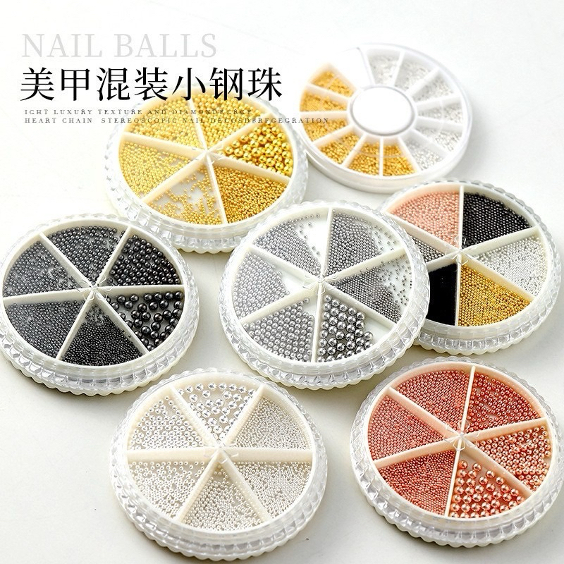 ไข่ปลาตลับกรมคละไซด์ สำหรับแต่งเล็บ