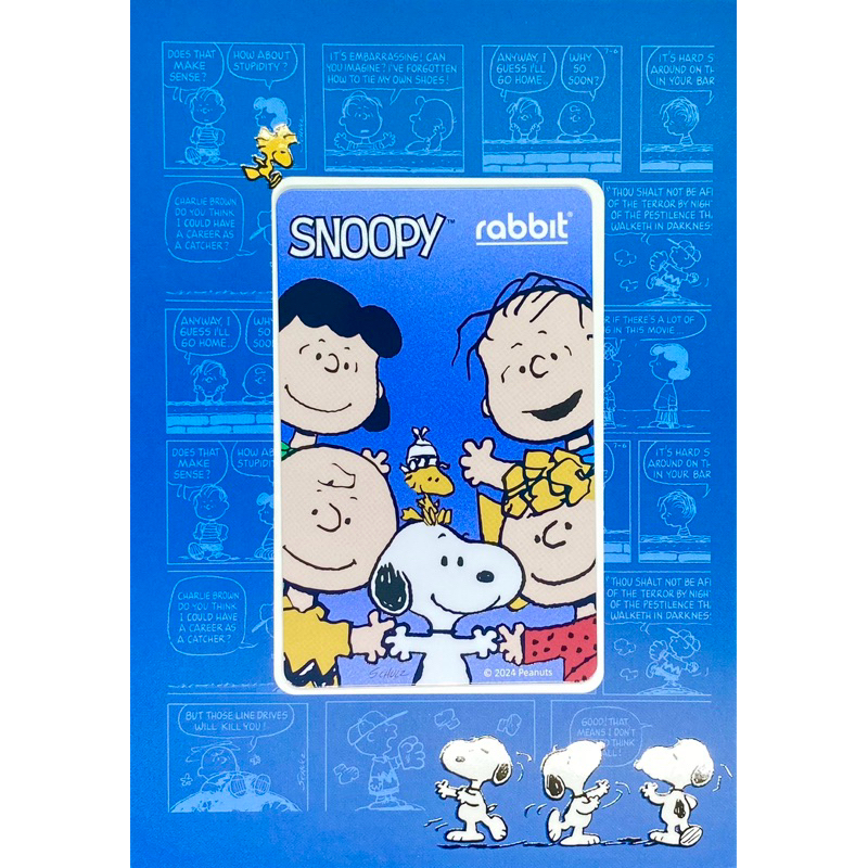 บัตร Rabbit ลาย Snoopy 3 แบบ