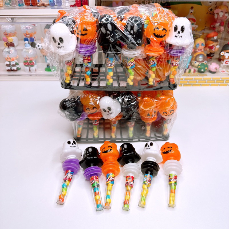ลูกอมแคนดี้มีเสียงปี๊บๆ ฮาโลวีน halloween อย.ไทย (1 เเพค 30 ชิ้น)