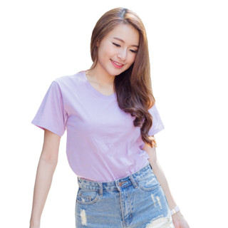 เสื้อยืดเปล่า คอวี  T-SHRIT  