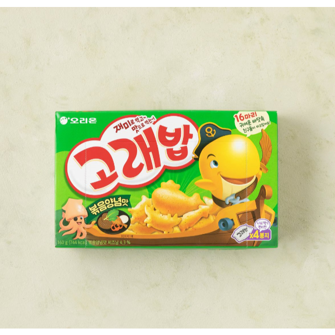 โอริอน ขนมทอดกรอบรสสาหร่าย ORION WANG GORAEBAP BOKUM 오리온고래밥 - รูปที่ 2