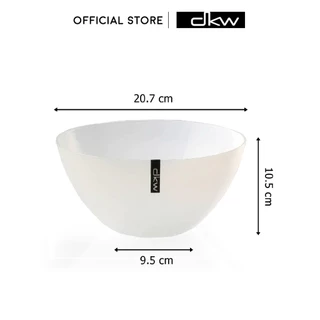 DKW HH-640-1 ชามพลาสติก (Size XS) รุ่น Round อุ่นไมโครเวฟได้ ชามสลัด