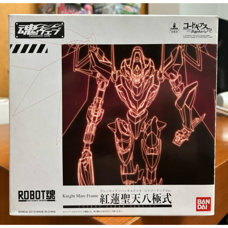 p-bandai ROBOT SPIRITS - GUREN Type-08 Elements SEITEN "Energy Clear ver."มือหนึ่ง code geass KMF ขน