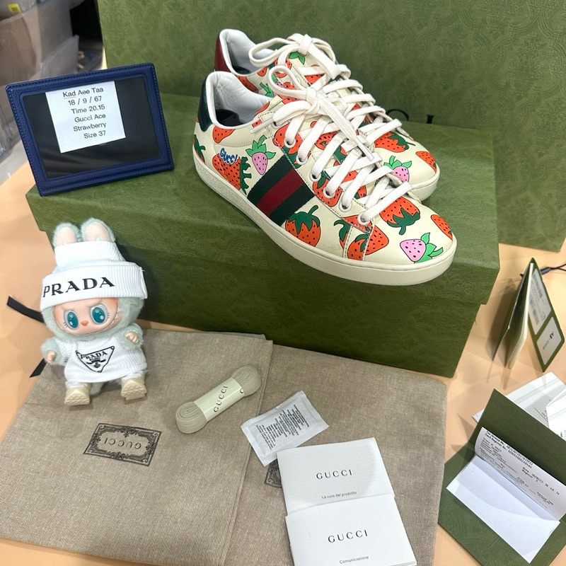 Gucci Ace Strawberry Women’s Sneakers Size37