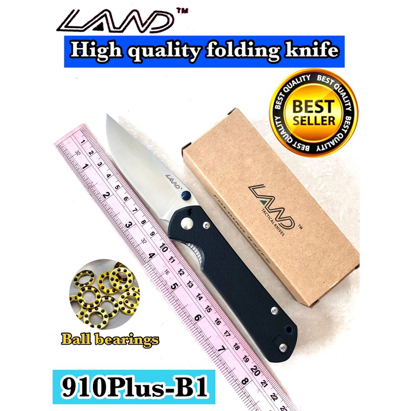 High quality folding knife Land 910Plus-B1 for collection and camping 🏕️