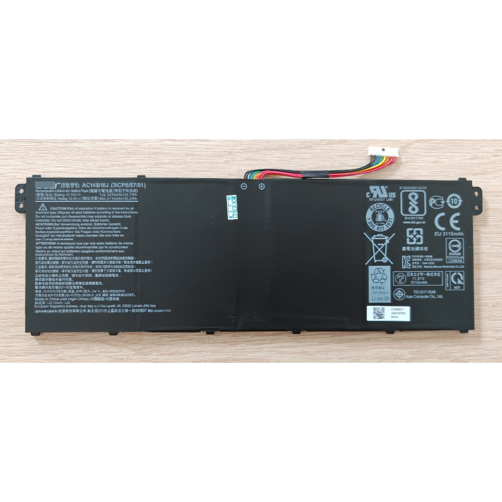 แบตเตอรี่ For ACER AC14B18J AC14B13J Aspire A315-53G E3-111 E3-112 E3-112M ES1-311 Acer Chromebook 11 CB3-111