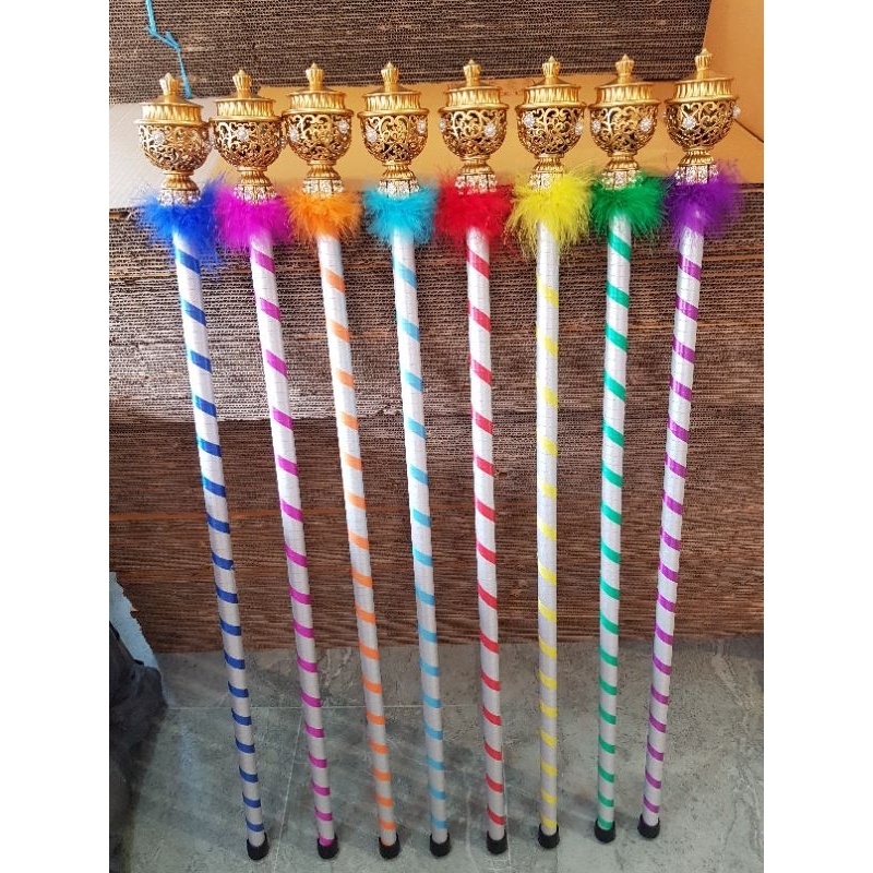 ส่งเร็ว ไม้คฑา ไม้ดรัมเมเยอร์ ไม้คฑาขนนก พร้อมส่ง