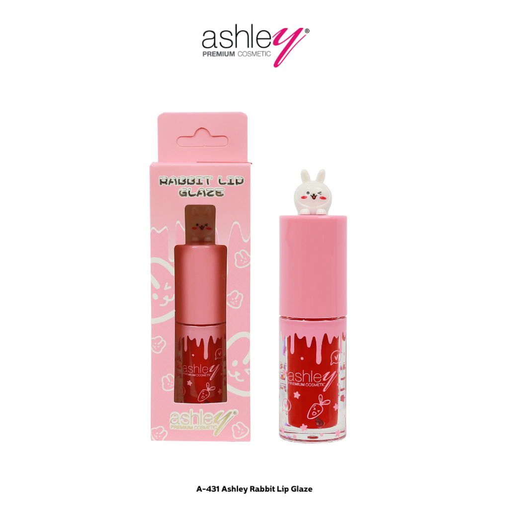 Ashley Rabbit Lip Glaze ลิปกระต่ายเนื้อเกลซฉ่ำวาว (A-431)