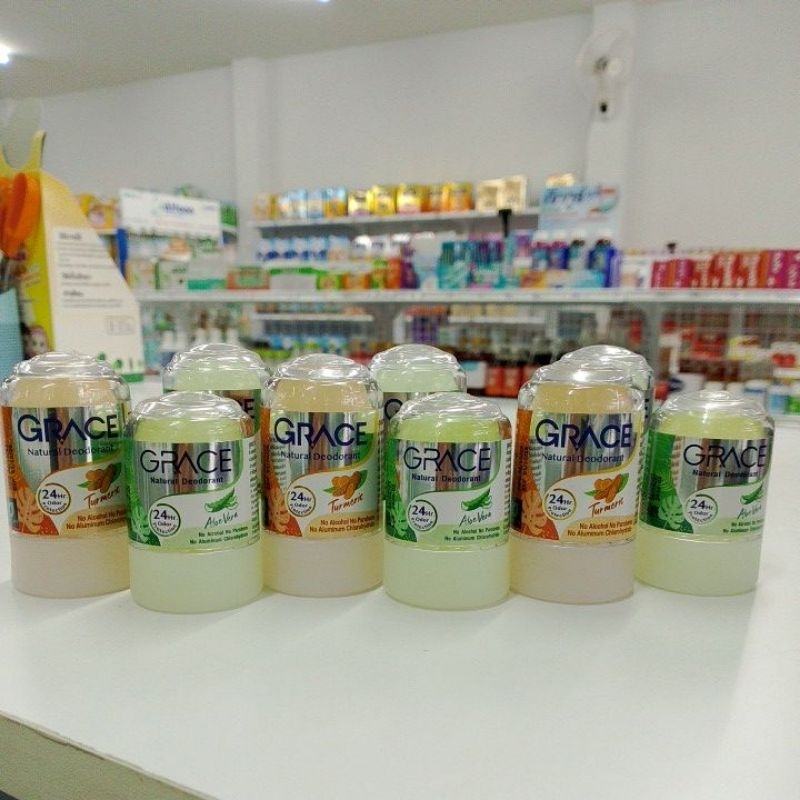 GRACE เกรซ สารส้มแท่งระงับกลิ่นกาย 50 g. / 70 g.