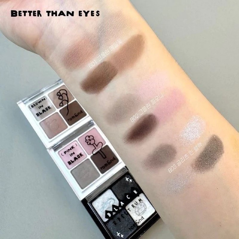 rom&nd × Inapsquare ظلال عيون Better Than Eyes — صورة 3