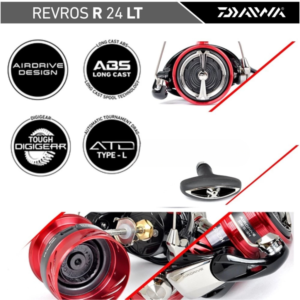 Daiwa REVROS R LT 2024 ของแท้100%