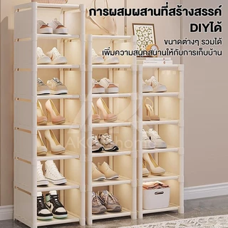AKOM ชั้นวางรองเท้า ตู้รองเท้า กล่องรองเท้า ชั้นวางรองเท้าแบบเรียบง่าย มีหลายขนาดให้เลือก ประหยัดพื้นที่ ติดตั้งง่าย