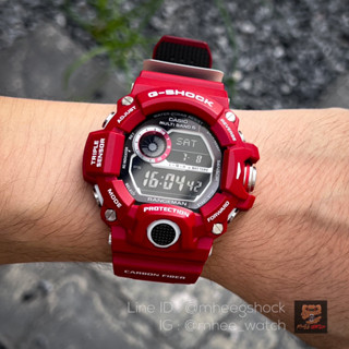 G-SHOCK Rangeman Men in Rescue Red Carbon Fiber Japan Set GW-9400RDJ-4J