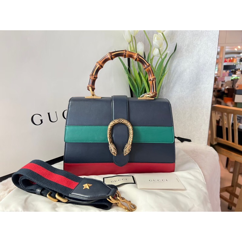 Used GUCCI Dionysus Large Bamboo Handle Blue/Green/Red 2019 (ของใหม่ 115,000)