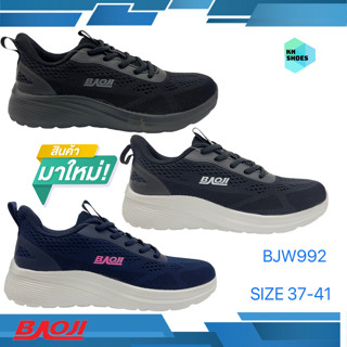 รองเท้าผ้าใบผู้หญิง รองเท้าออกกำลังกาย  Baoji BJW992 ของแท้ มีเก็บเงินปลายทาง