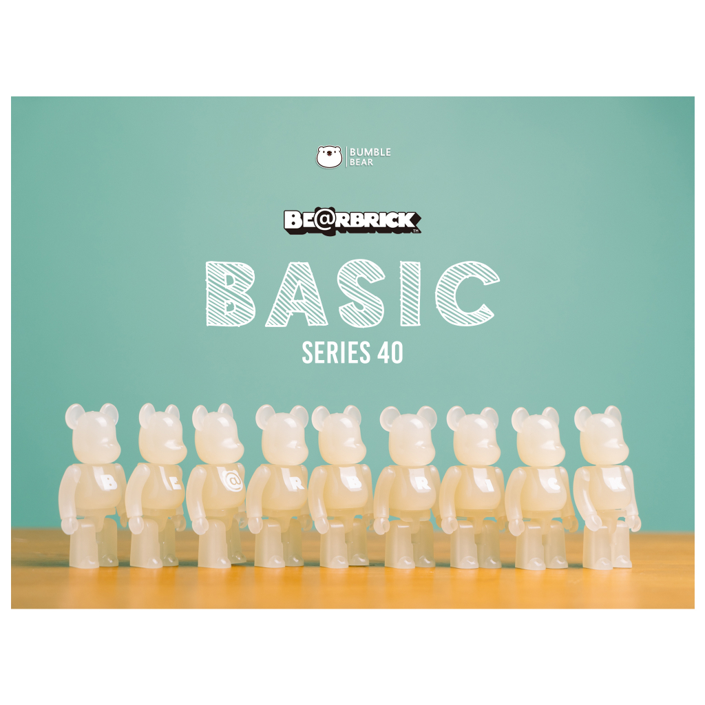 [‼️ของแท้, พร้อมส่ง‼️] 100% Bearbrick Series 40 Basic