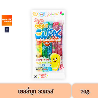 Kyoshin Konjac Stick Jelly - เยลลี่บุก รวมรส ขนาด 5 ชิ้น