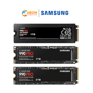 SAMSUNG 990 PRO SSD (เอสเอสดี) PCIE 4.0 NVME M.2 (1TB/2TB/HEATSINK 1TB)