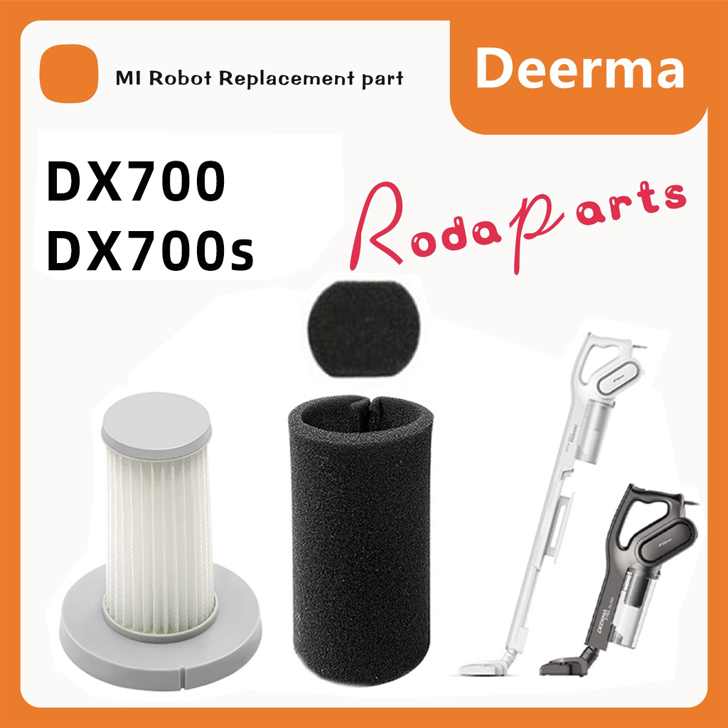 filter DX700 ไส้กรองเครื่องดูดฝุ่น แผ่นกรอง Hepa แบบเปลี่ยน สําหรับเครื่องดูดฝุ่น Deerma DX810 DX700