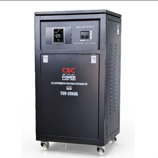 CBC รุ่น TSV-20KVA (สีดำ)  เครื่องปรับแรงดันไฟฟ้าอัตโนมัติ แรงดัน 100-260 โวลท์ หน้าจอ LED เครื่องปรับแรงดัน