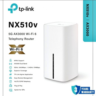 ⚡️เร้าเตอร์ใส่ซิม 5G⚡️ TP-LINK (NX510V) AX3000 Wi-Fi 6 Router ตั้งค่าง่าย เพียงใส่ SIM card ก็เพลิดเพลินกับเครือข่าย