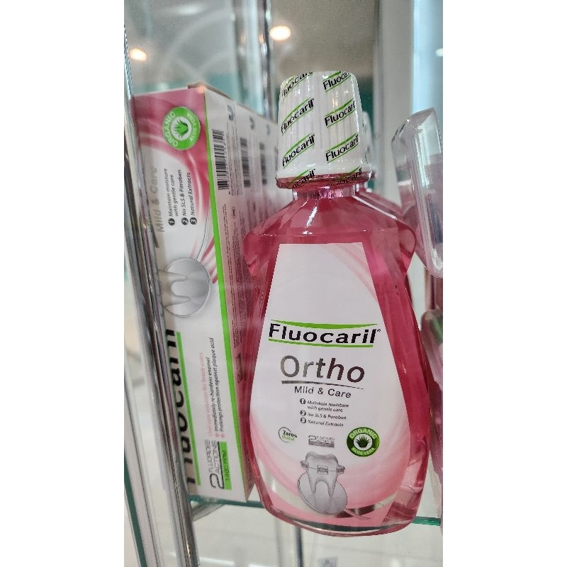 Fluocaril Ortho Mild&Care ยาสีฟันและน้ำยาบ้วนปาก