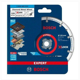 BOSCH X-Lock ใบเพชรตัดเหล็ก5 ใช้กับหินเจียรระบบ X-LOCK เท่านั้น ใบเพชร ตัดเหล็ก ตัดโลหะ ใช้แทน ใบไฟเบอร์