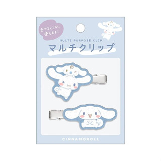 กิ๊บคู่ cn Cinnamoroll Multi Clip กิ๊บติดผม Sanrio ลายกลิตเตอร์ Lam