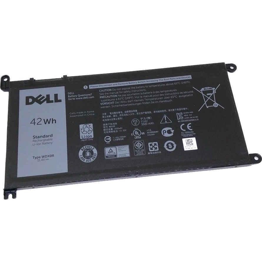 Laptop Batteries 2090 บาท (ของแท้ ประกัน 1 ปี) Dell แบตเตอรี่ ของแท้ WDX0R for Dell Inspiron 15 5567 5568 5767 5378 13 7368 7460 14-7472 5468 Computers & Accessories