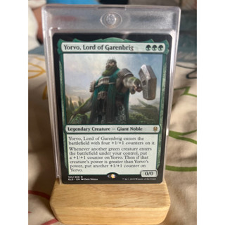 การ์ด MTG Yorvo, Lord of Garenbrig Green Magic the gathering EDH รุ่น ELD สภาพ Nm