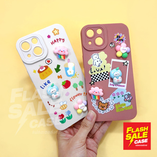 Samsung A04s A10 A10s A11 A22(5G) A23 A34 A51 A73 S22 Ultraเคสมือถือนิ่ม TPUกันเลนส์กล้องนูนลายการ์ตูนติดอะไหล่นูนไข่ดาว