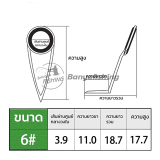 ไกด์ ทิปท็อป ไกด์KL ปลายไกด์ ไกด์ตกปลา ไกด์คันเบ็ด ไกด์สปิน ไกด์ทรงk ไกด์สแตลเลส มีหลายขนาด ไกด์ซ่อมคันเบ็ด