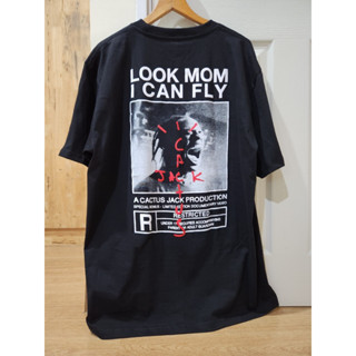 เสื้อ Cactus Jack look mom i can fly ไซส์ XL