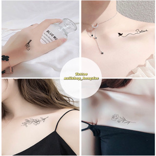 🪻2/2 tattoo minimal Eng พร้อมส่ง🇹🇭