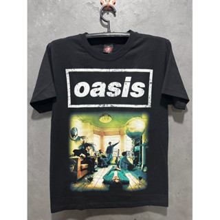 เสื้อยืดOasis ป้ายRockYeah ผ้าคอตตอน 100