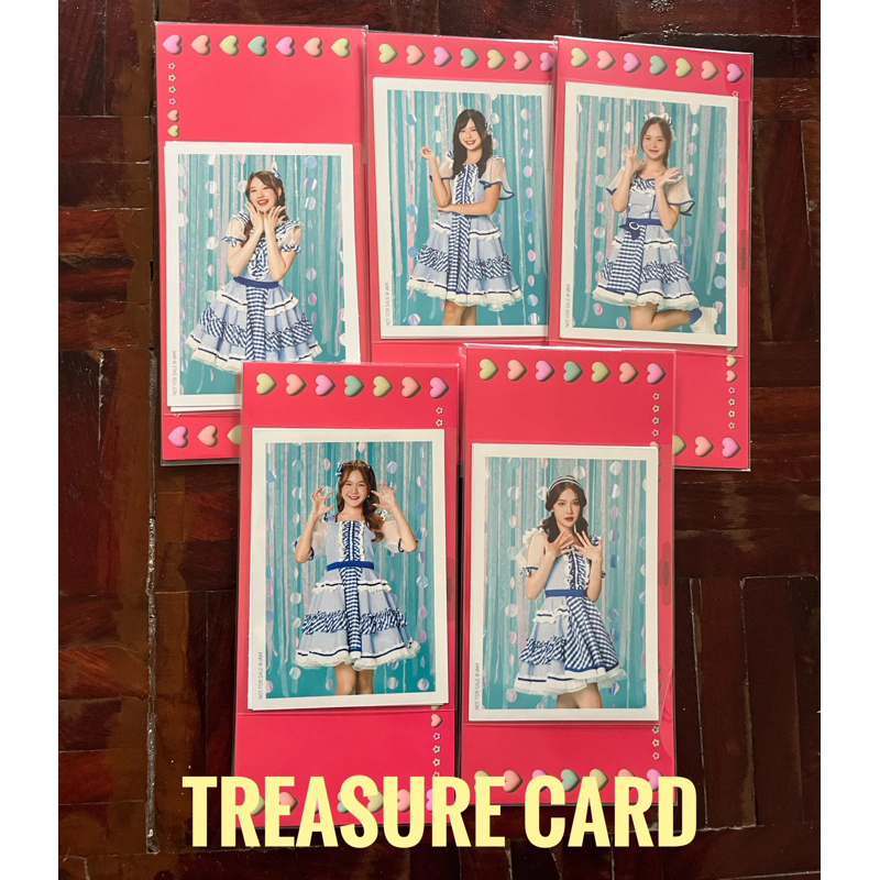 bnk48 album รูป+การ์ด Treasure Card การ์ดหีบสมบัติ Gingham Check(เฉพาะเซมบัตสึ) แชมพู นานา มีนcgm แพ