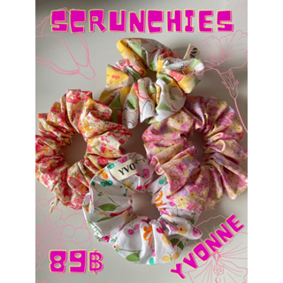 Floral Scrunchies by Yvonne