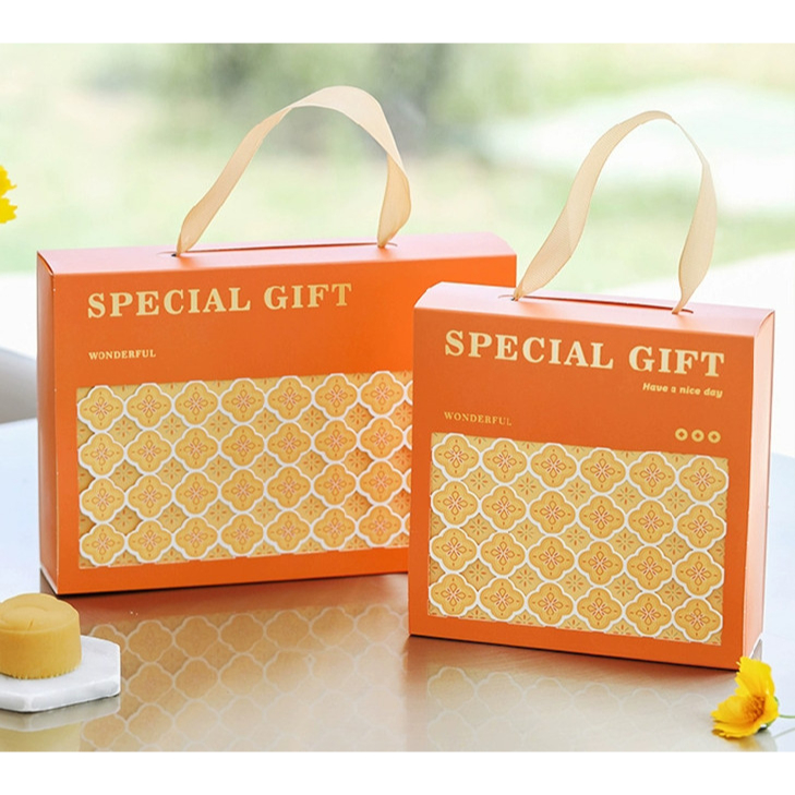 กล่องขนม 6ช่อง ขนมไหว้พระจันทร์ หูหิ้ว SPECIAL GIFTS รูปที่ 7