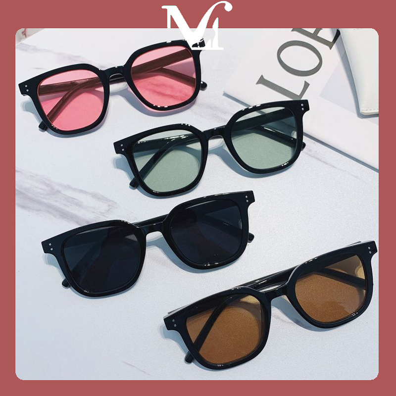 แว่นตา MOYENNE แว่นกันแดด uv400 กรองแสงสุดเก๋ มีสีเลนส์ให้เลือก unisex