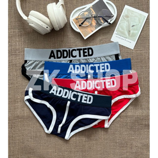 🔥พร้อมส่ง🔥กางเกงในชาย ADDICTED ทรง Brief ผ้าดี ใส่สบาย